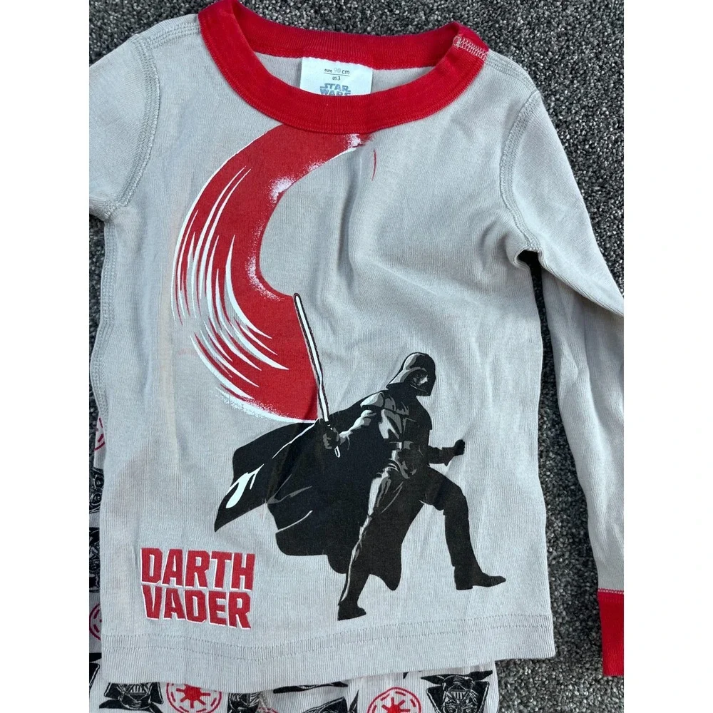 Hanna Anderson Star Wars Pajamas Set,  Long Sleeve,‎ Size 90 US 3 Two Shirts